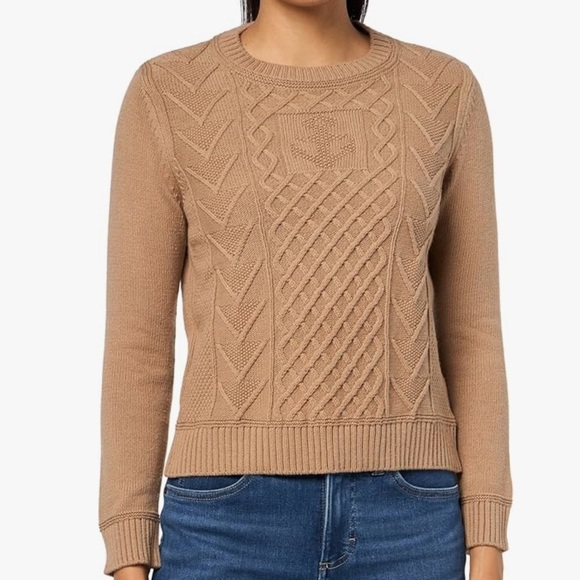 Nautica Women's Long Sleeve Anchor Crewneck Sweater - Picture 1 of 5